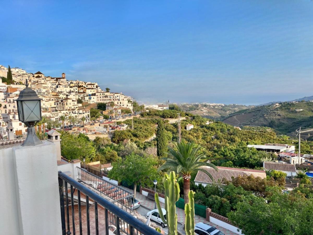 Casa La Aguanosa Con Piscina Y Vistas Al Mar Apartment Frigiliana Exterior foto